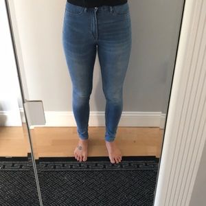 H&M Divided high rise skinny
